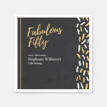 Fabulous Fifty Golden Moderne Frau zum 50. Geburts