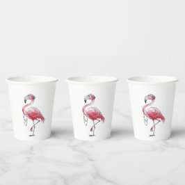 Fabulous Flamingo Pappbecher