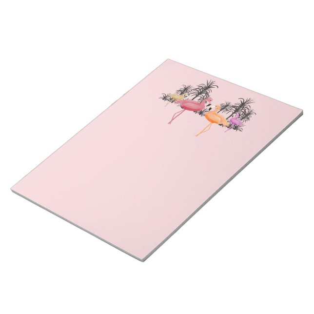 Fabulous Flamingos Notepads Notizblock (angewinkelt)