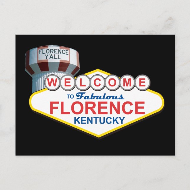 Fabulous Florence Ky Postcard Postkarte (Vorderseite)