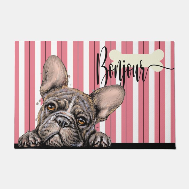 Fabulous Frenchie French Bulldog Fußmatte (Vorderseite)