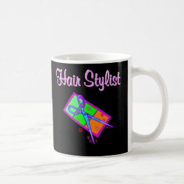 FABULOUS HAIR STYLIST HAIR CUT DESIGN KAFFEETASSE