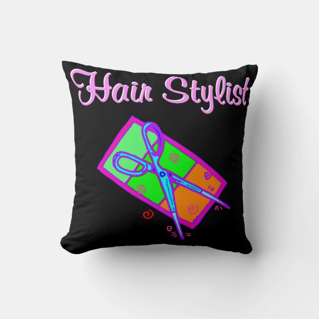 FABULOUS HAIR STYLIST HAIR CUT DESIGN KISSEN (Vorderseite)