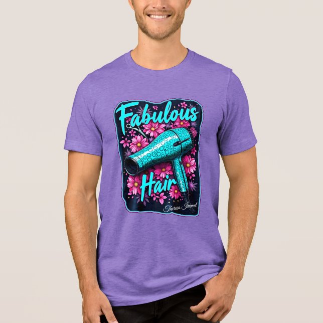 Fabulous Hair Tri-Blend Shirt (Vorderseite)