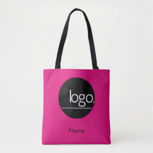 FABULOUS HOT PINK EIGENES LOGO CUSTOM TEXT BUSINY