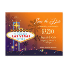 Fabulous Las Vegas Wedding Save the Date
