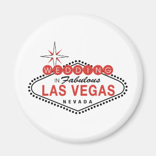 Fabulous Las Vegas Wedding Template anpassbar Magnet