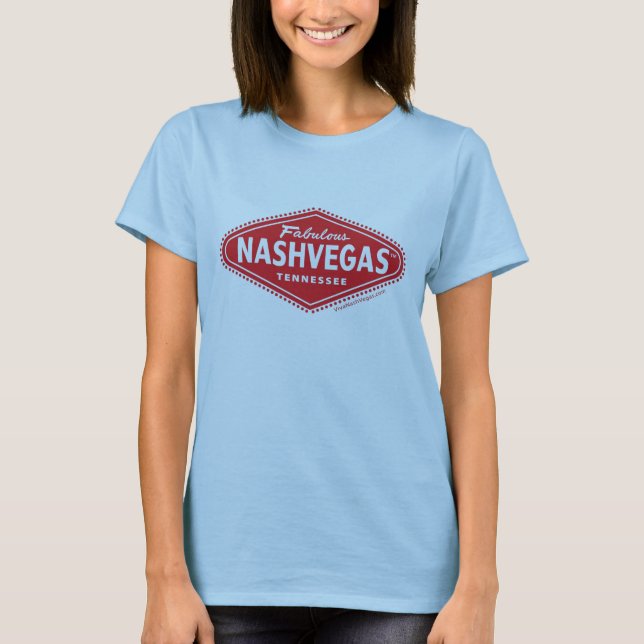 Fabulous NASHVEGAS TM Diamond Logo T-Shirt (Vorderseite)