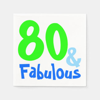 Fabulous Neon Birthday Serviette