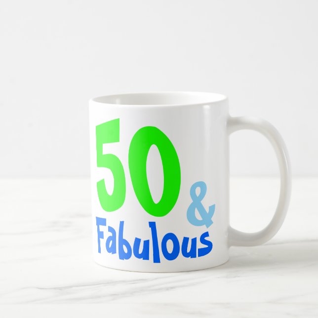 Fabulous Neon Birthday Tasse (Rechts)