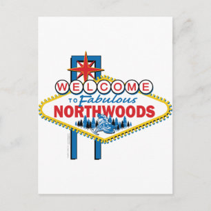Fabulous-North-Woods Postkarte