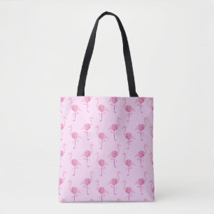 Fabulous Pink Flamingo Wasserfarben Muster