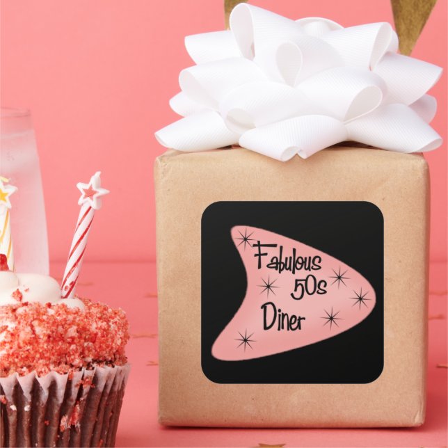 Fabulous Retro Fifties Diner Aufkleber (Party)
