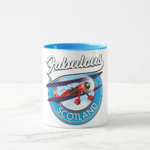 Fabulous Scotland Retrostyle travel patch Tasse