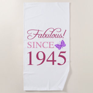 Fabulous seit 1945 80. Geburtstag Strandtuch