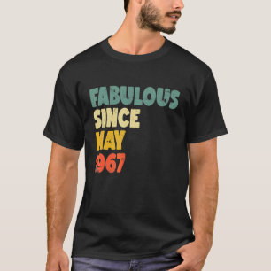 Fabulous seit Mai 1967 Boy Girl Man Frau Birthda T-Shirt