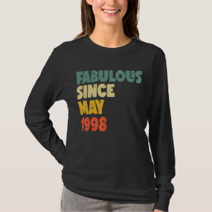 Fabulous seit Mai 1998 Boy Girl Man Frau Birthda T-Shirt