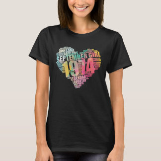 Fabulous September 1974 Girl Legendary & Phantasti T-Shirt