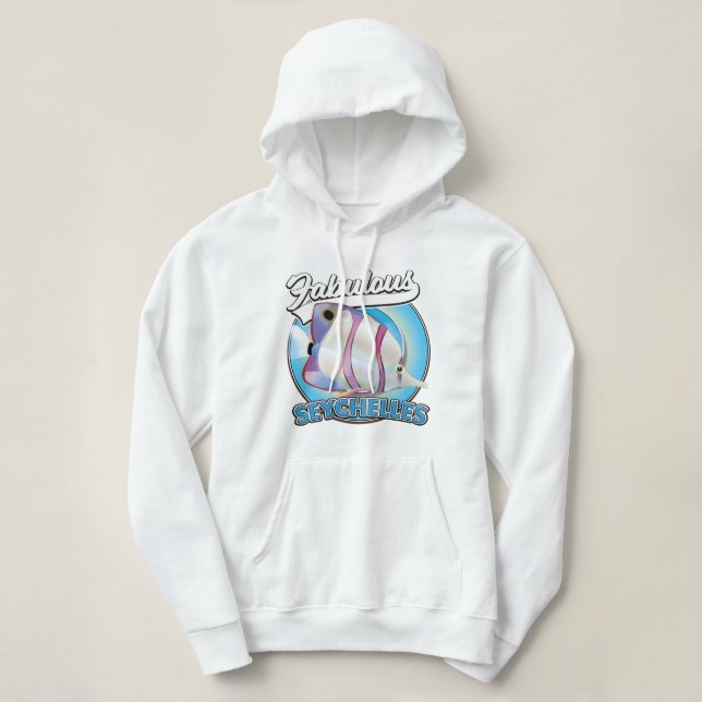Fabulous Seychelles Retro-Logo Hoodie (Design vorne)