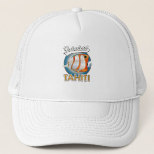 fabulous Tahiti retro logo Truckerkappe
