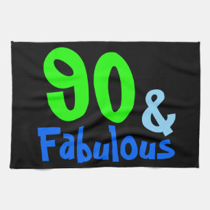 Fabulous Tropical Birthday Küchentuch