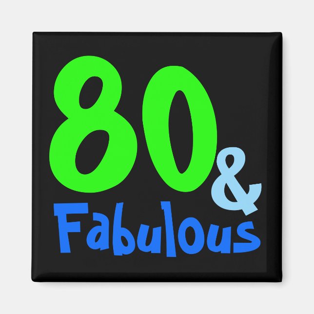 Fabulous Tropical Birthday Magnet (Vorne)