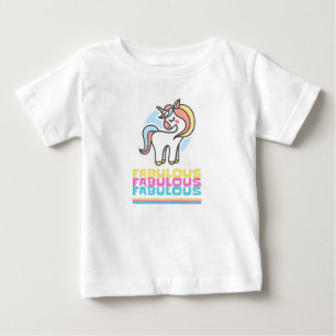Fabulous Unicorn Baby T-shirt