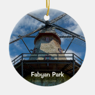 Fabyan Park Dutch Smock Mill Keramik Ornament