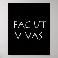 Fac ut vivas