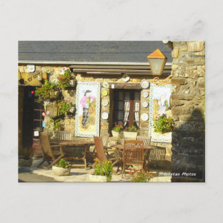 Façade crêperie BRETAGNE FRANKREICH Postkarte