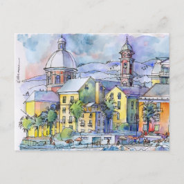 Facciate dipinte postkarte