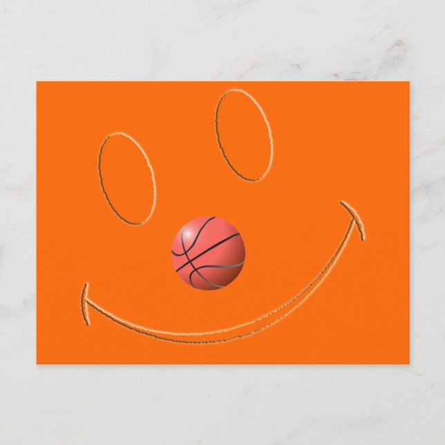 FACE BASKETBALL POSTKARTE (Vorderseite)