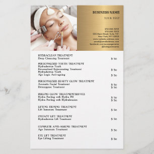 FACE BEHANDLUNGEN Schönheitssalon Flyer