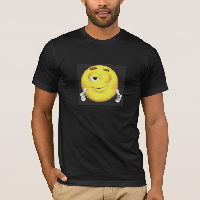 Face Black T Shirt (Vorderseite)