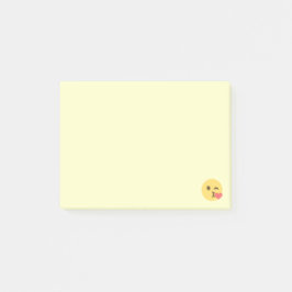 Face Blasa Kiss Emoji Post-it Klebezettel