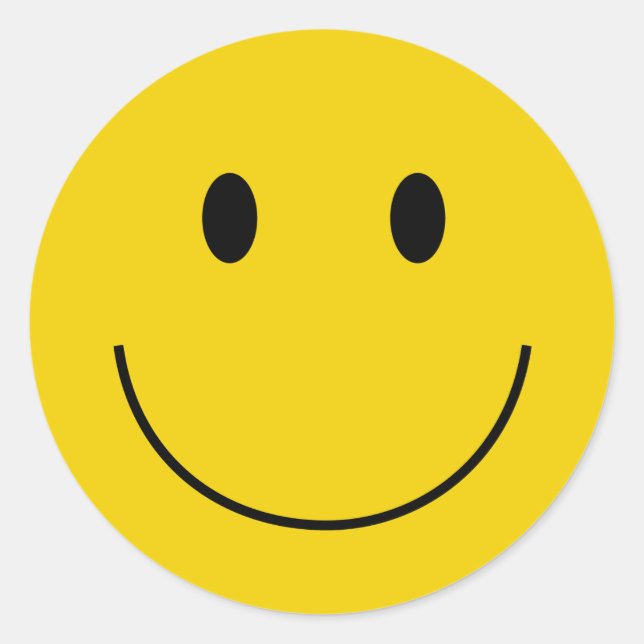 Face Classic Round Sticker (Vorderseite)