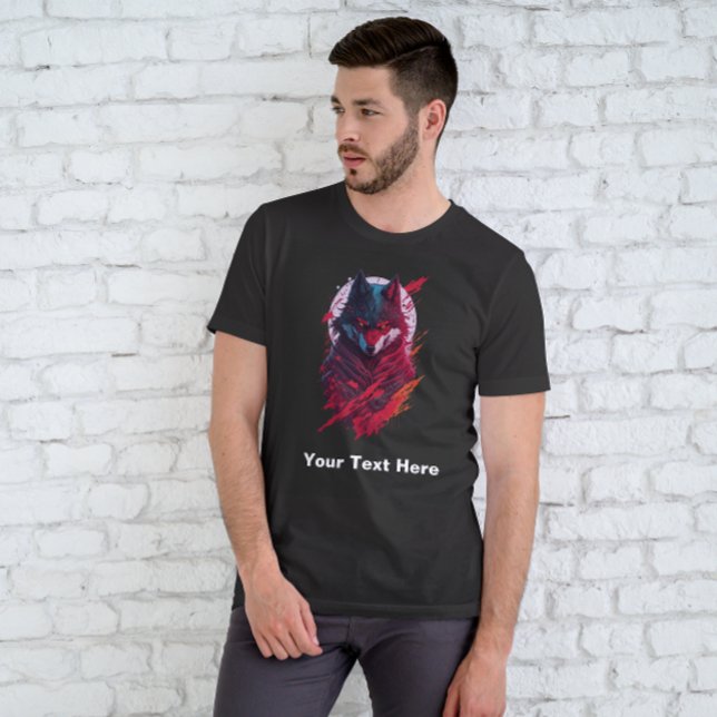 Face Evil Ninja Wolfmagic T - Shirt (Von Creator hochgeladen)