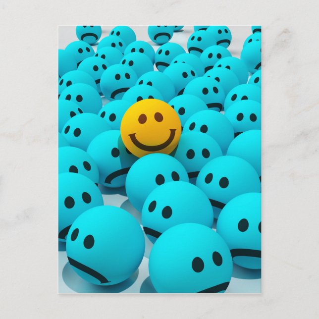 Face fun Image Postkarte (Vorderseite)