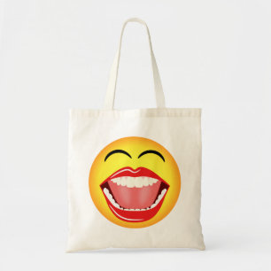 Face Fun Spaß Funny Budget Tragetaschen