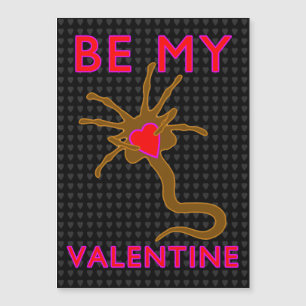 Face Hugs for My Valentine Magnetkarte