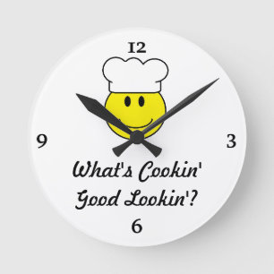 Face Kitchen Clock Flirt Runde Wanduhr