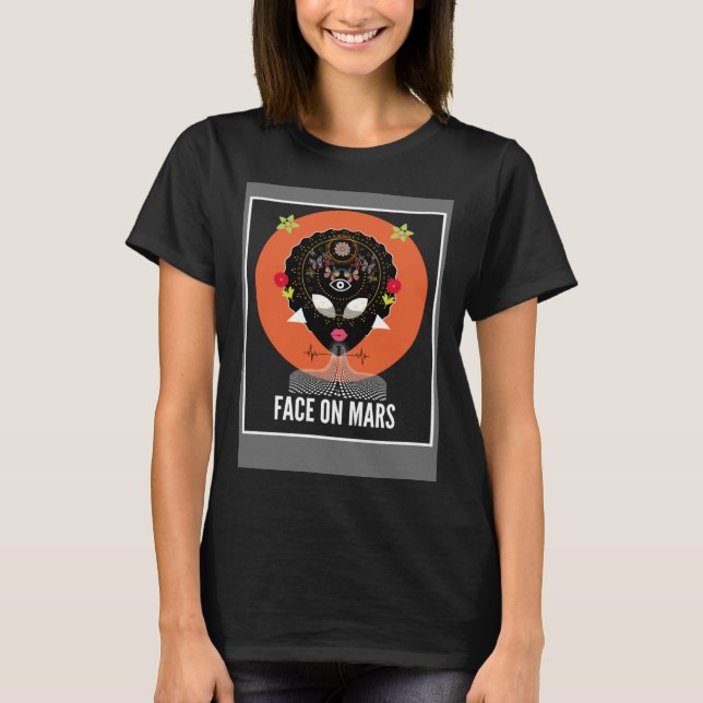 Face On Mars  Moorish Cosmic Wisdom T-Shirt (Vorderseite)