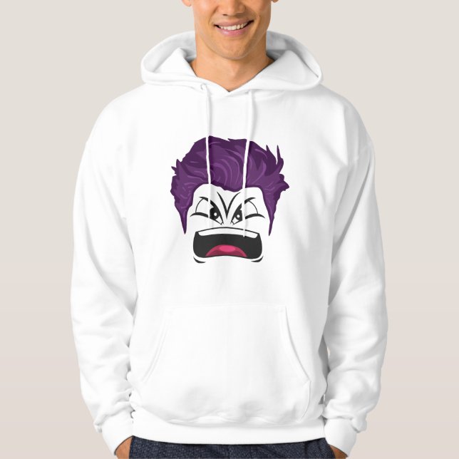 FACE PATTERDESIGN HOODIE (Vorderseite)