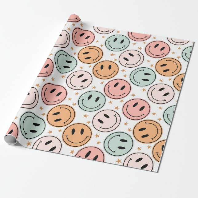 Face Wrapping Paper Geschenkpapier (Ungerollt)