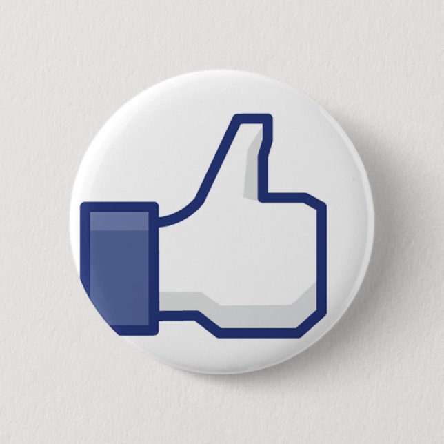 Facebook: Ein wirkliches "wie" Knopf Button (Vorderseite)