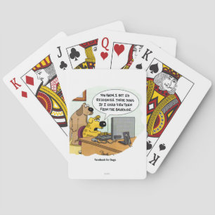 Facebook for Dogs Spielkarten