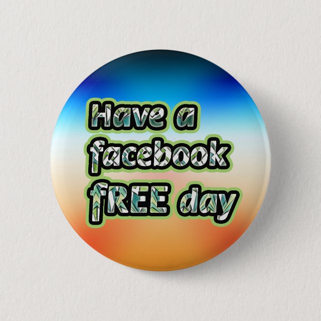 Facebook Free Day Button (Vorderseite)
