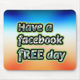 Facebook Free Day Mouse Pad Mousepad