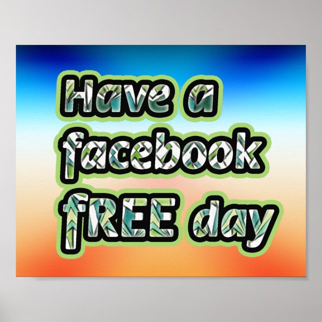 Facebook Free Day Poster (Vorne)