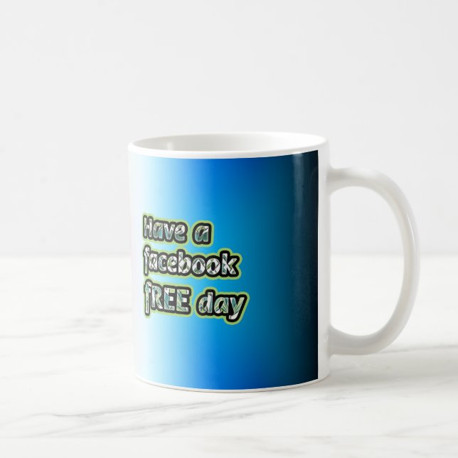 Facebook Free Day Tasse (Rechts)